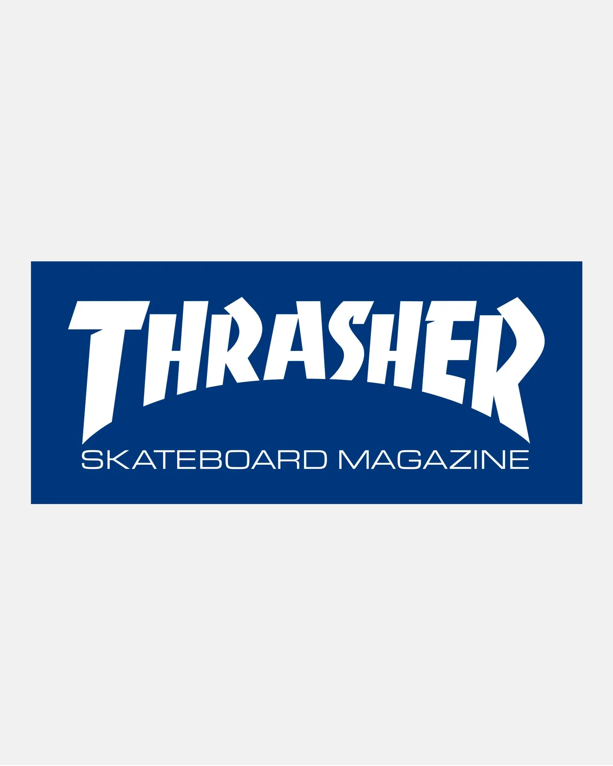 Thrasher Skate Mag klistremerke blått logo