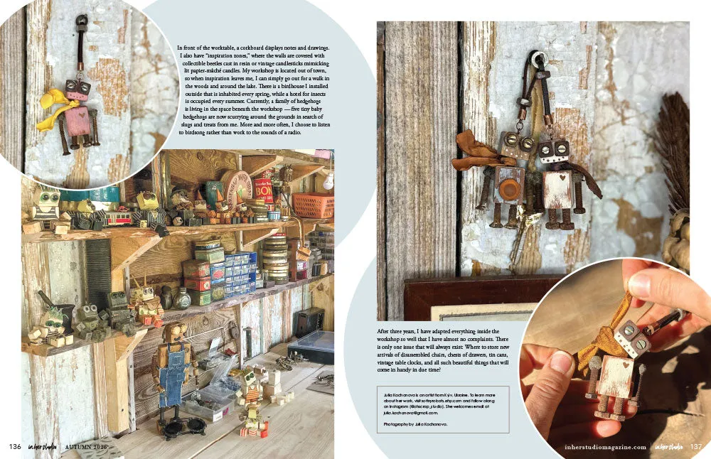 Stampington In Her Studio Autumn 2026 blad 160 sider