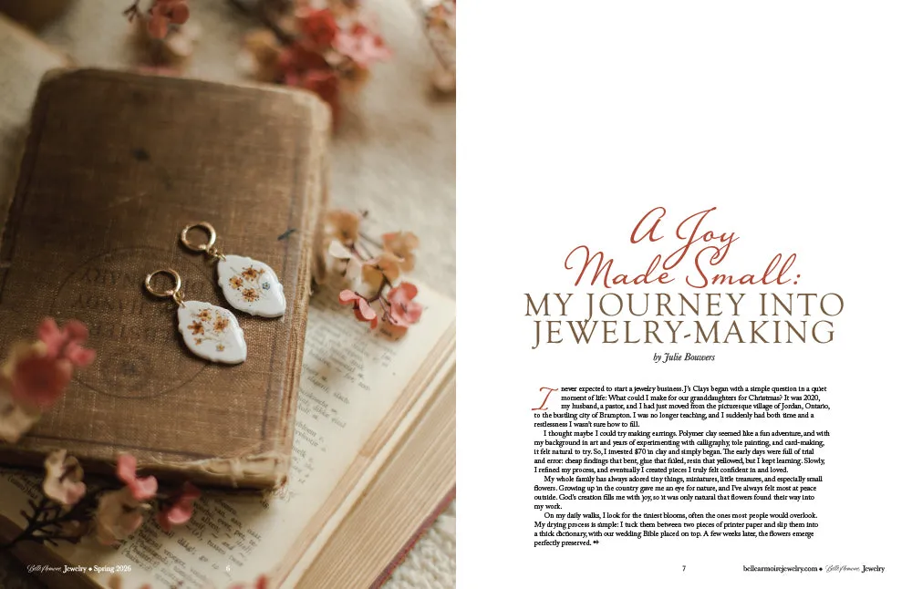Stampington Belle Armoire Jewelry Spring 2026 blad PDF smykker