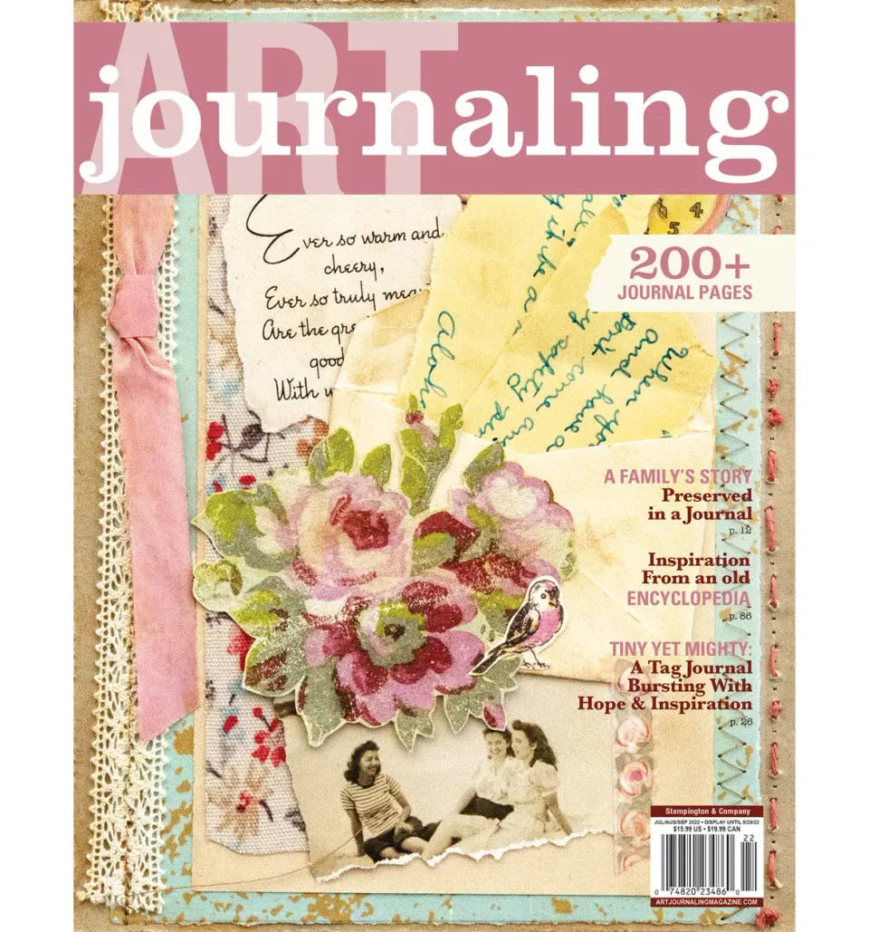 Stampington Art Journaling Summer 2022 blad 144 sider