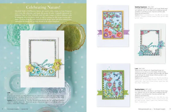 Stampington The Stampers Sampler Summer 2018 blad PDF stempling