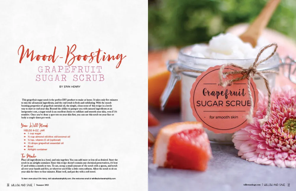 Stampington Willow and Sage Summer 2021 blad PDF kropp