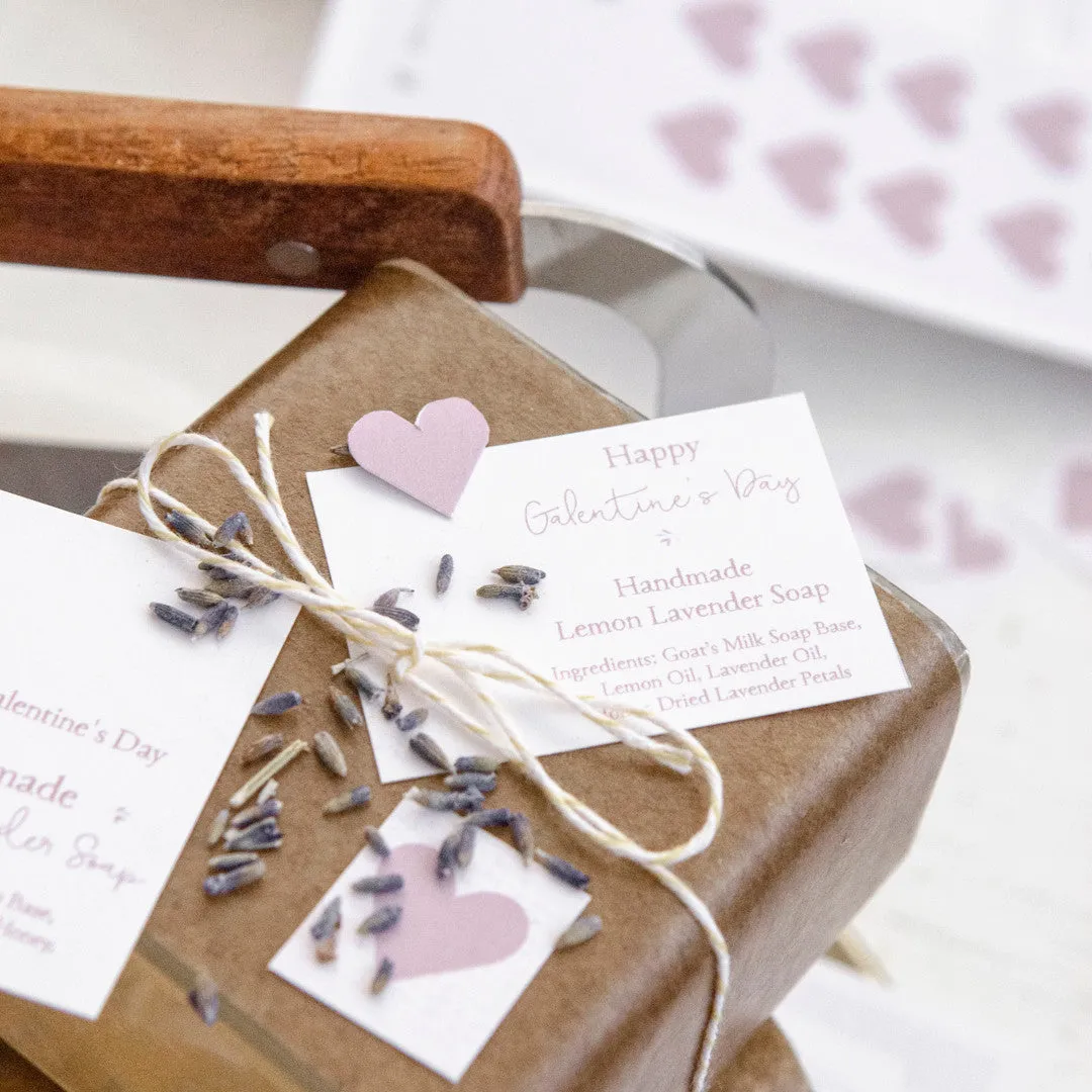 Stampington Willow and Sage Lemon Lavender såpesett 8 stk geitemelk