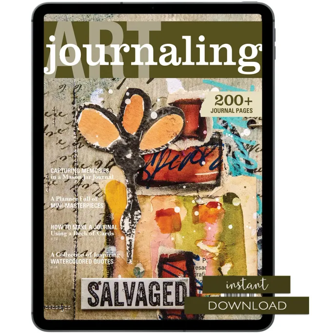 Stampington Art Journaling Winter 2024 blad PDF 144 sider
