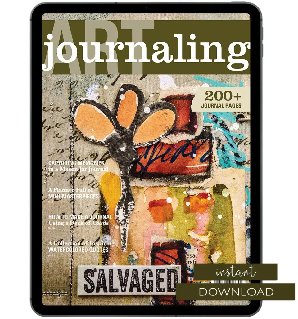 Stampington Art Journaling Winter 2024 blad PDF 144 sider