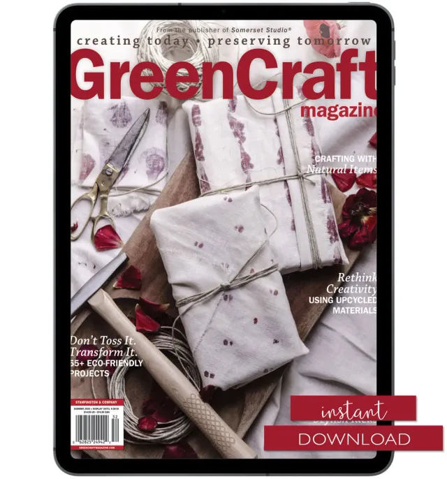 Stampington GreenCraft Summer 2020 blad digital utgave 144 sider