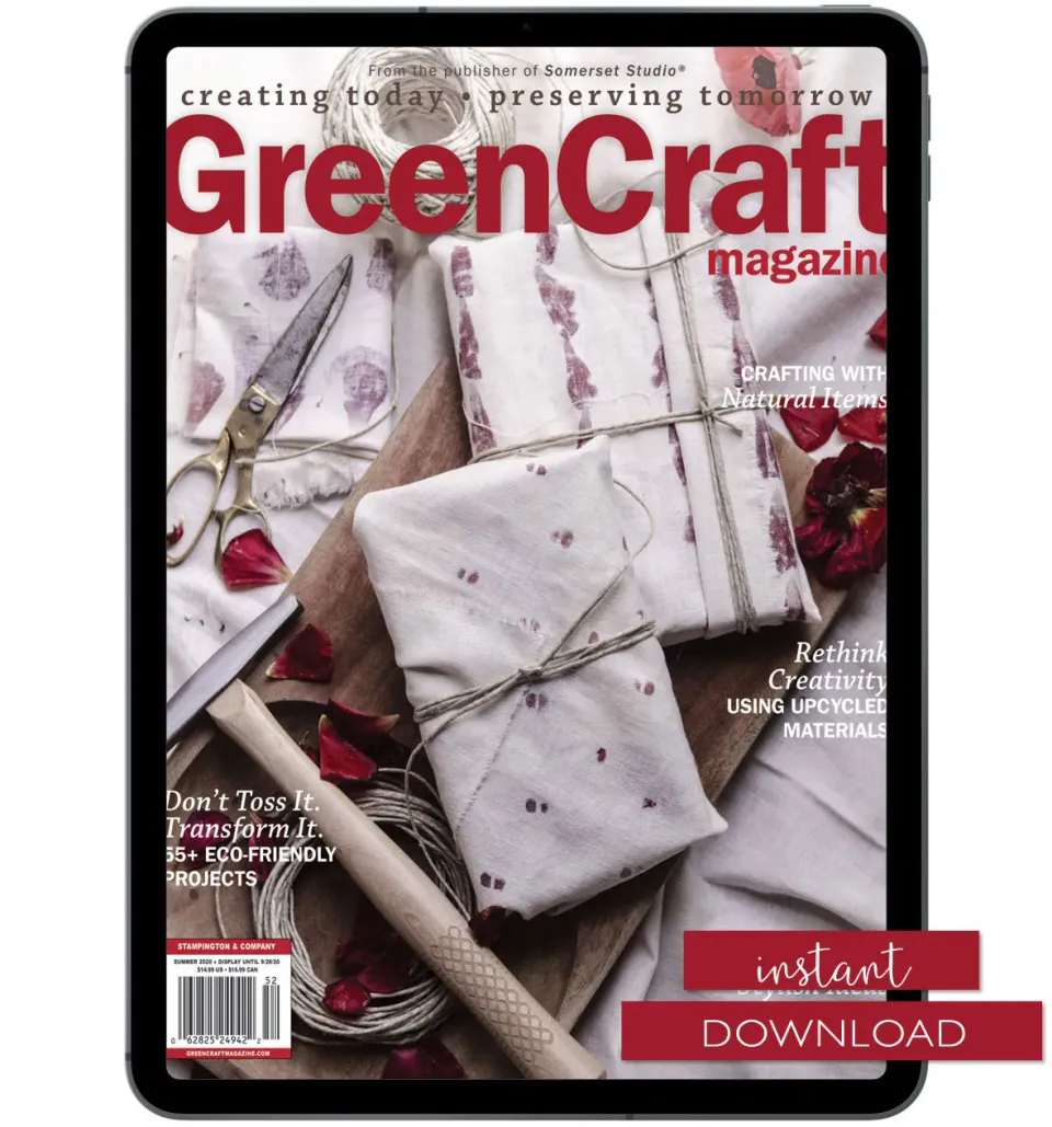 Stampington GreenCraft Summer 2020 blad digital utgave 144 sider