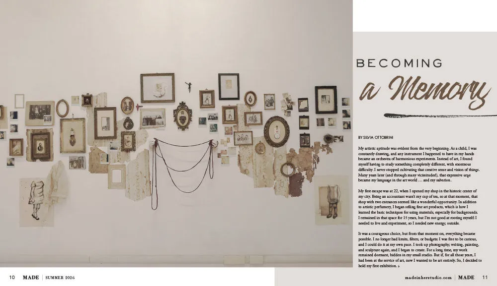 Stampington MADE In Her Studio Summer 2026 blad – håndverk