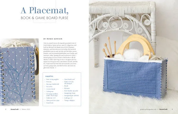 Stampington GreenCraft Winter 2018 blad PDF-nedlasting gjenbruk