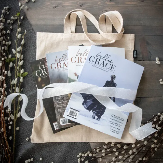 Stampington Bella Grace Story bladpakke 4 nummer tote