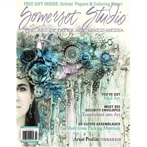 Stampington Somerset Studio Mar/Apr 2016 blad digital vår