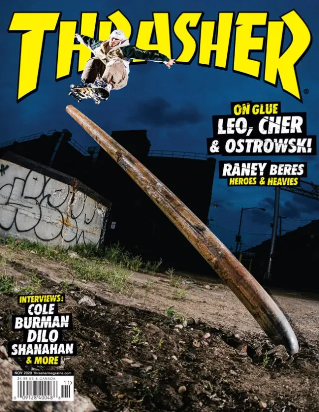 Thrasher november 2020 blad – Shanahan cover