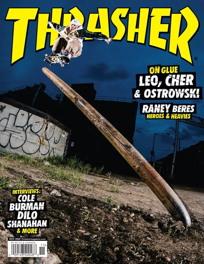 Thrasher november 2020 blad – Shanahan cover