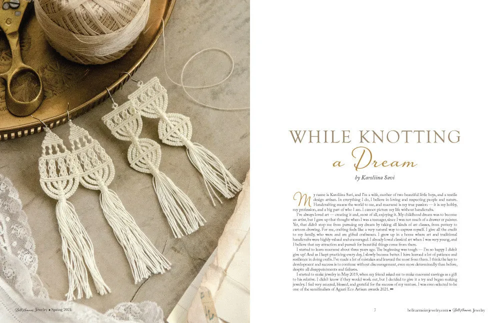 Stampington Belle Armoire Jewelry Spring 2021 blad PDF 144 sider