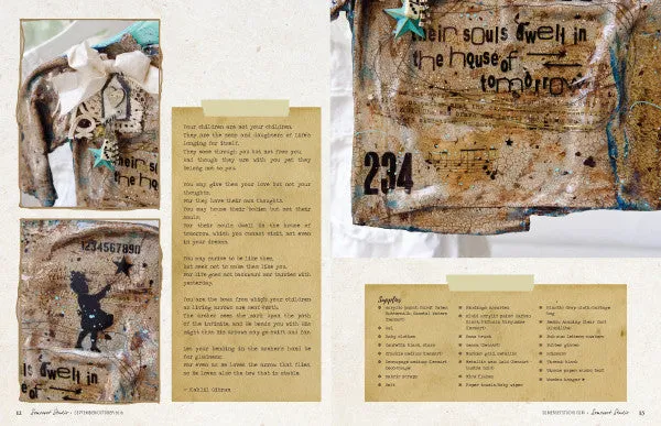 Stampington Somerset Studio sep/okt 2018 blad digital mixed-media