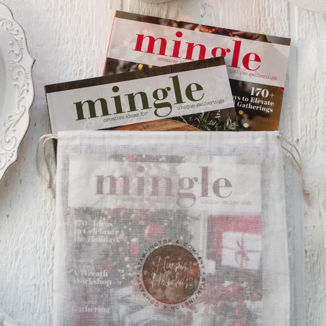 Stampington Mingle Holiday Bundle bladpakke 3 julenummer