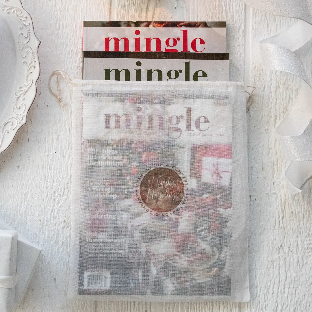 Stampington Mingle Holiday Bundle bladpakke 3 julenummer