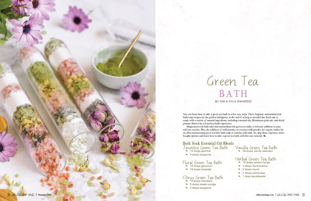 Stampington Willow and Sage Summer 2023 blad PDF hudpleie
