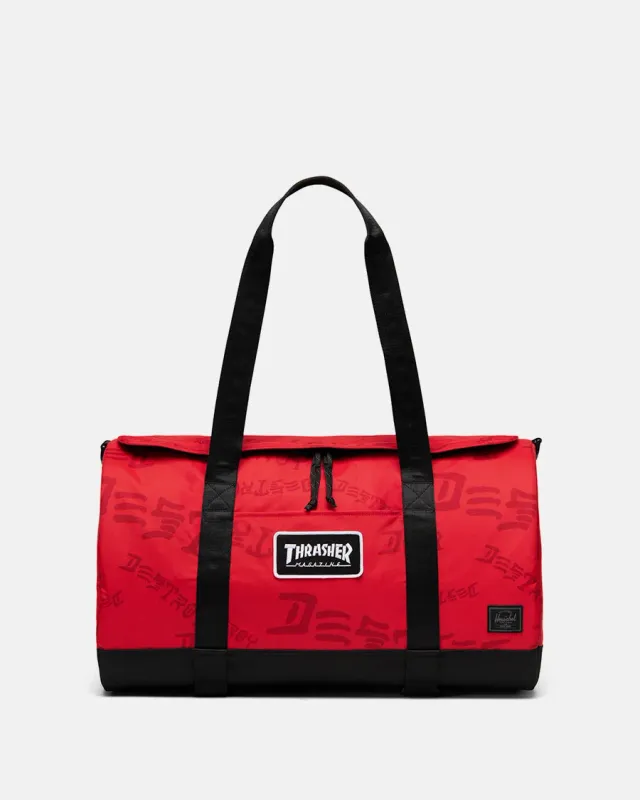 Thrasher SAD Heritage Skate Duffel duffelbag rød 40 liter