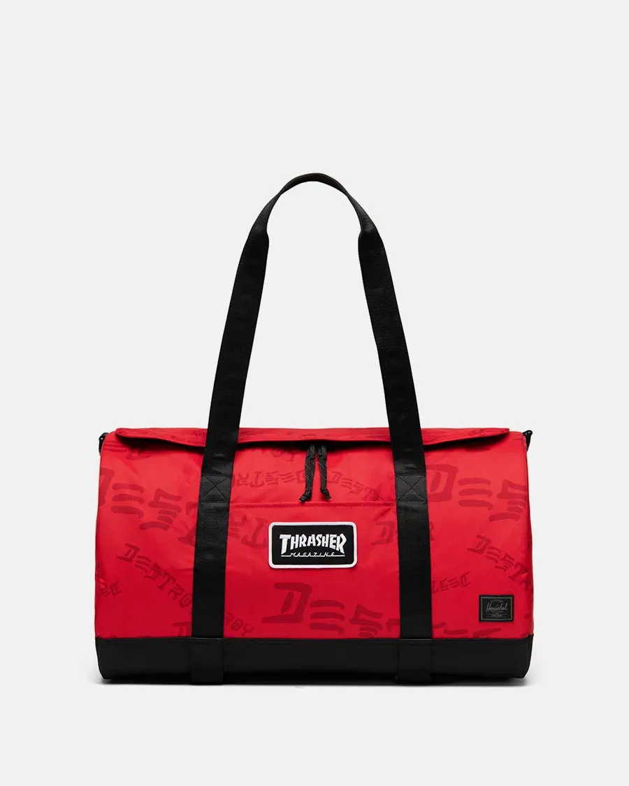 Thrasher SAD Heritage Skate Duffel duffelbag rød 40 liter