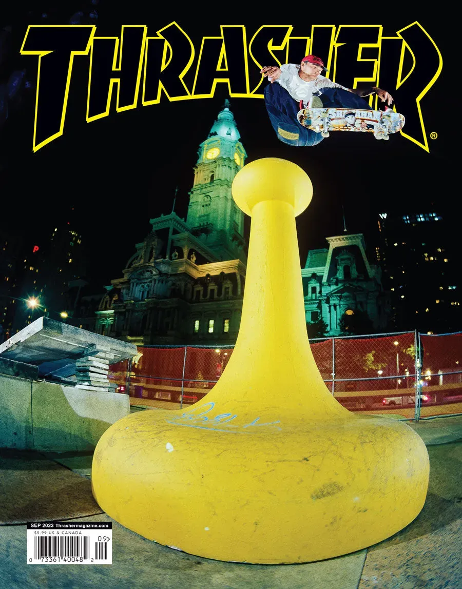 Thrasher Magazine september 2023 blad enkeltutgave