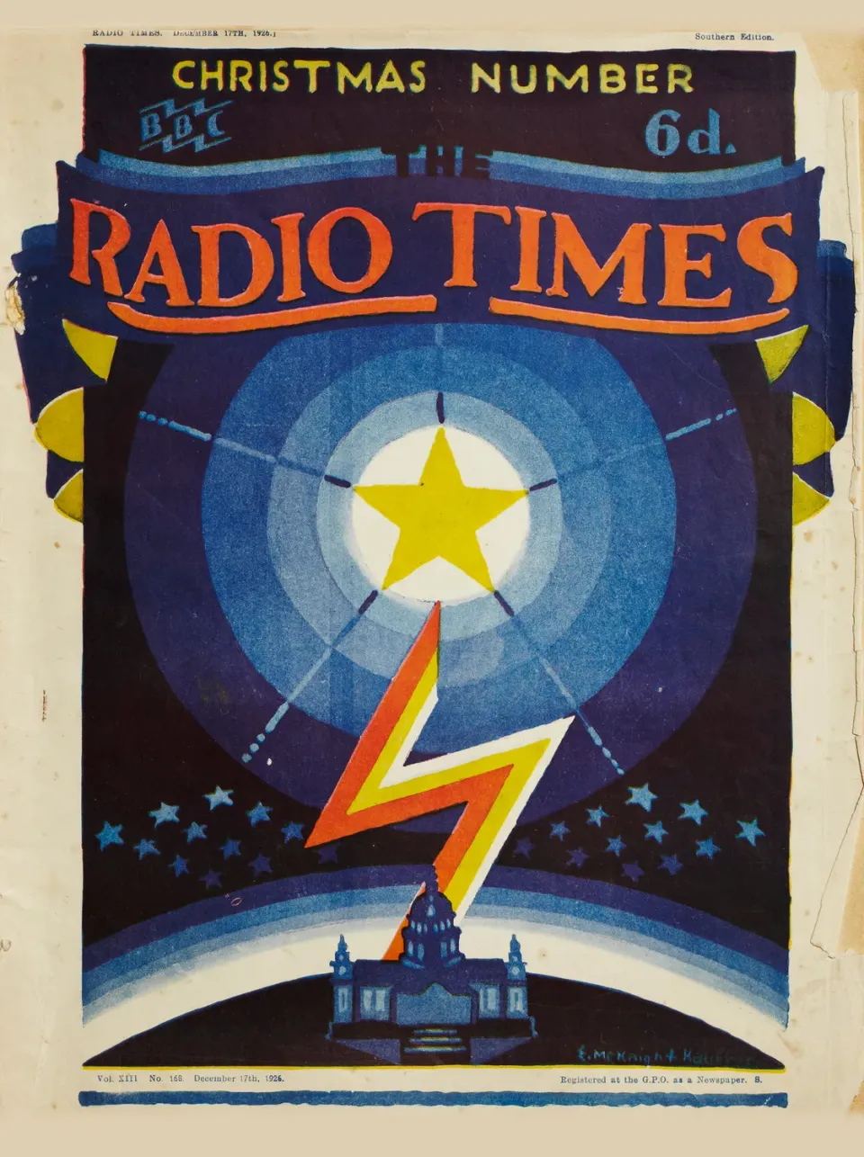 RadioTimes Christmas 1926 plakat juleutgave
