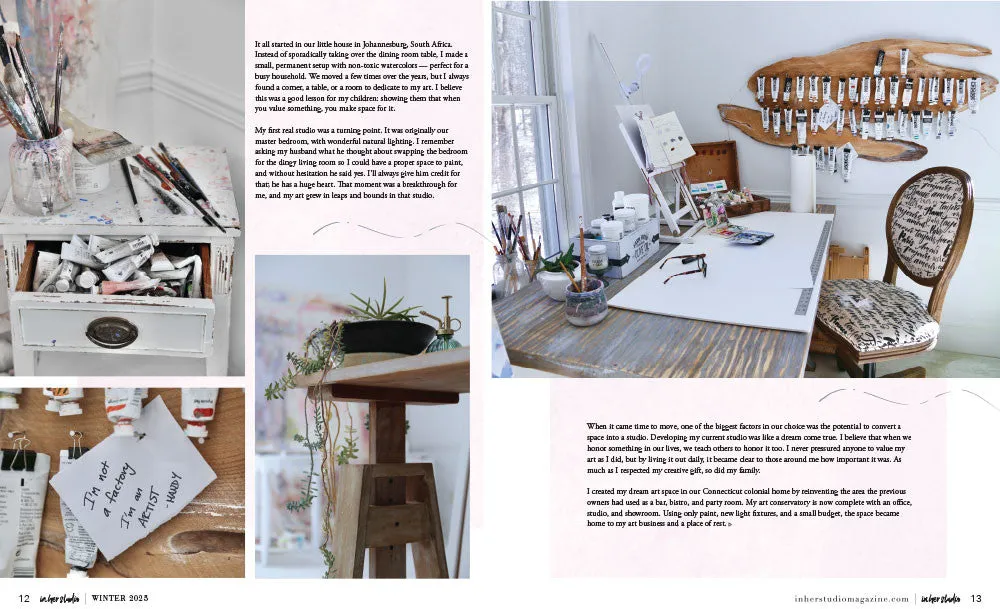Stampington In Her Studio Winter 2025 bladet nedlasting 160 sider