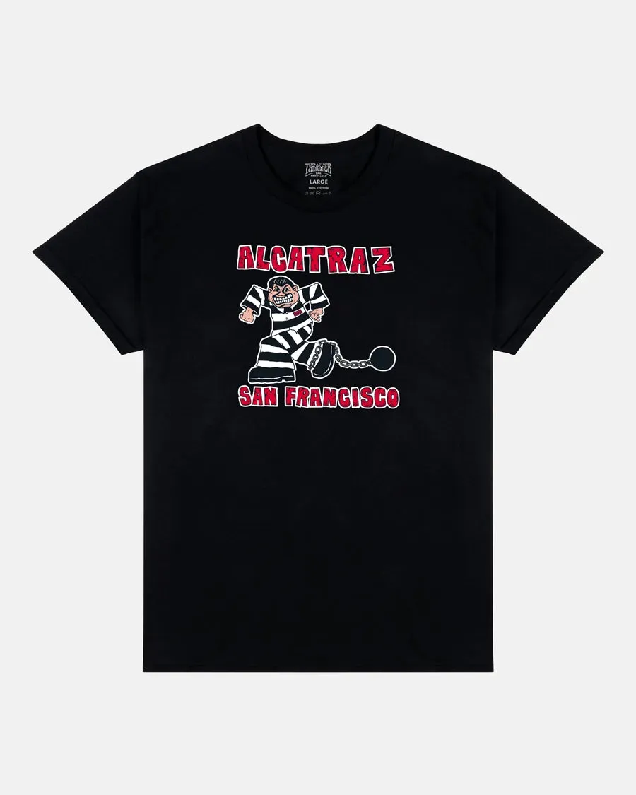 Thrasher Alcatraz Gigliotti t-skjorte svart