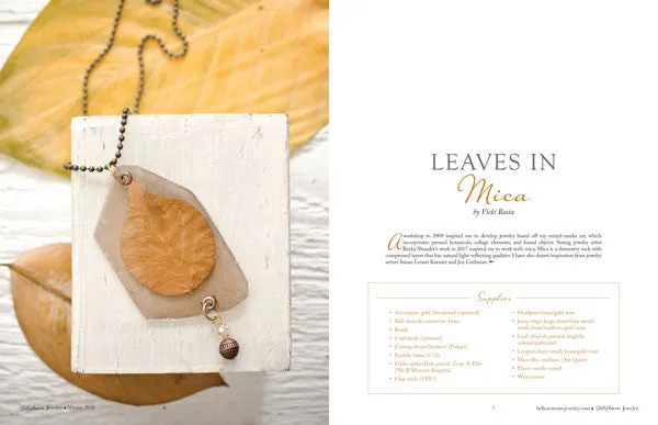 Stampington Belle Armoire Jewelry Winter 2020 blad PDF 144 sider