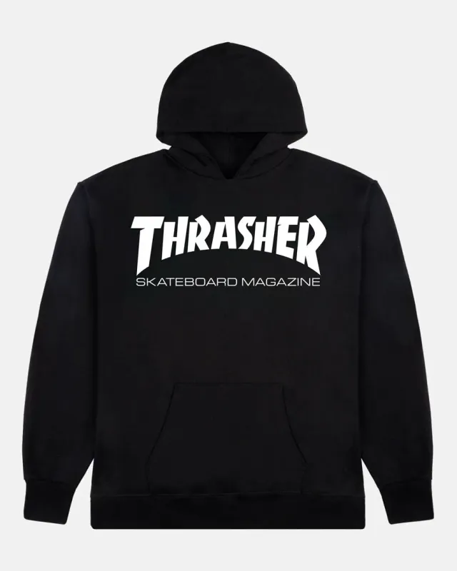 Thrasher Skate Mag youth hoodie barnehettegenser svart