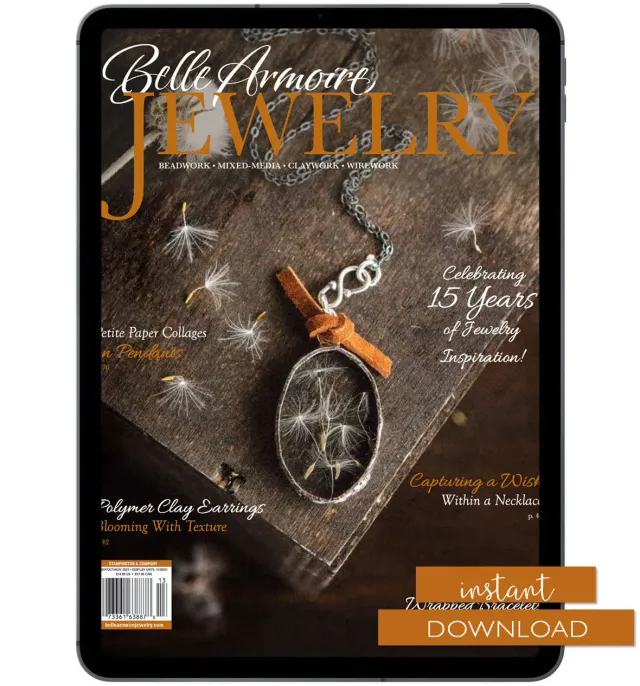 Stampington Belle Armoire Jewelry Autumn 2021 blad digital smykker