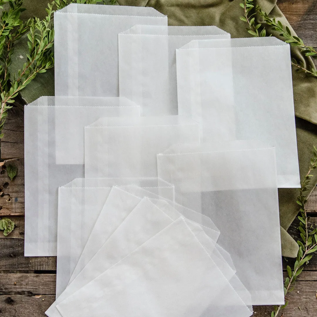 Stampington Glassine Sleeves 20-pakning konvolutter transparent