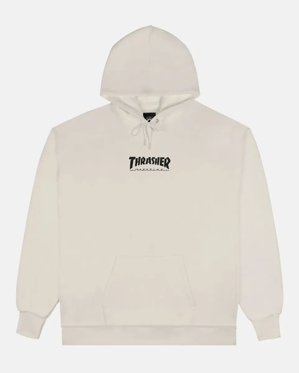 Thrasher Mag Logo Heavyweight hettegenser bone