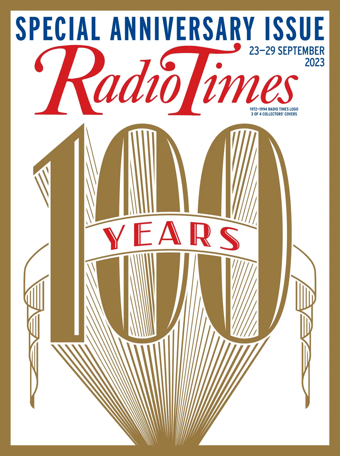 RadioTimes Centenary Cover 2023 plakat A4