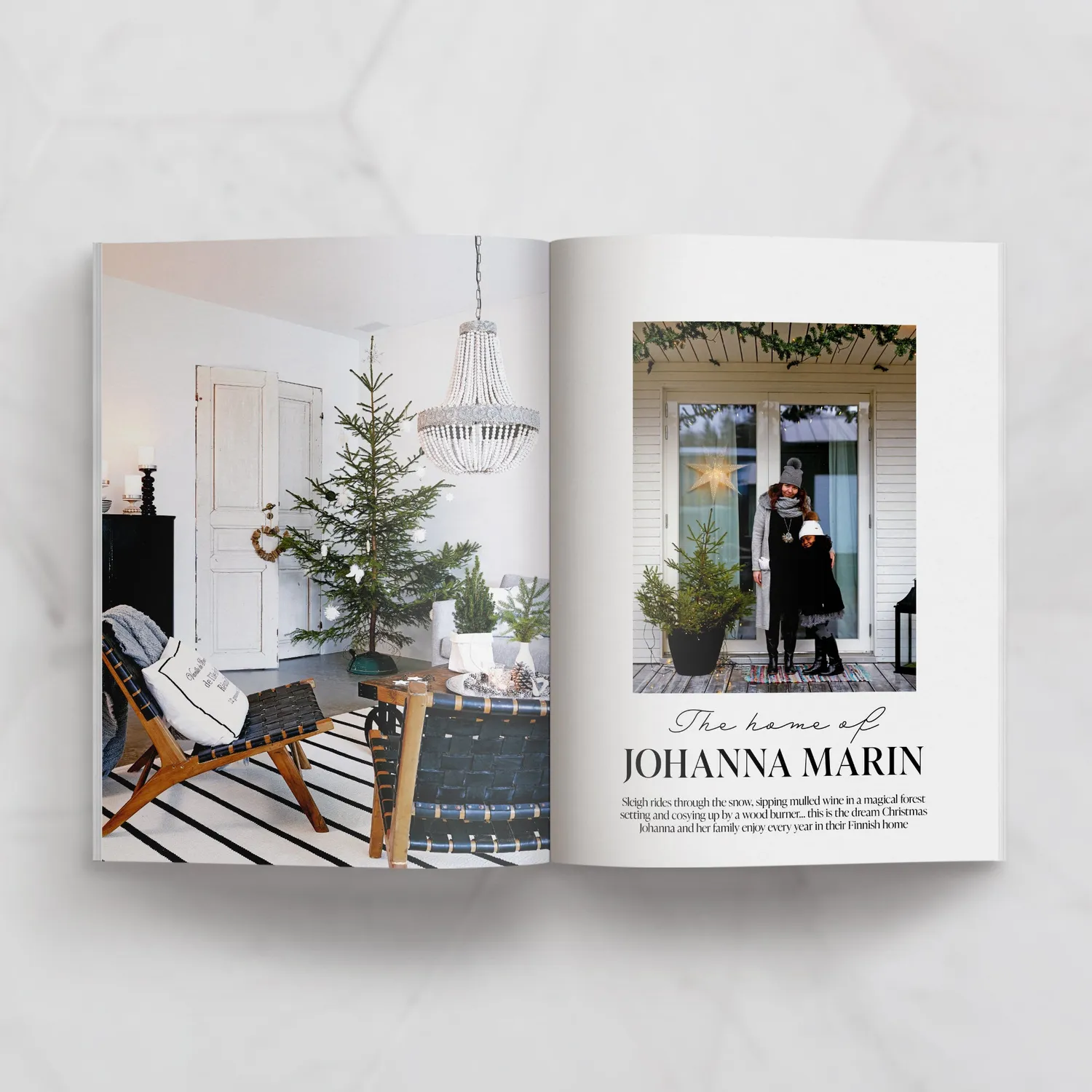Simply Scandi Christmas Special 2023 blad papir jul