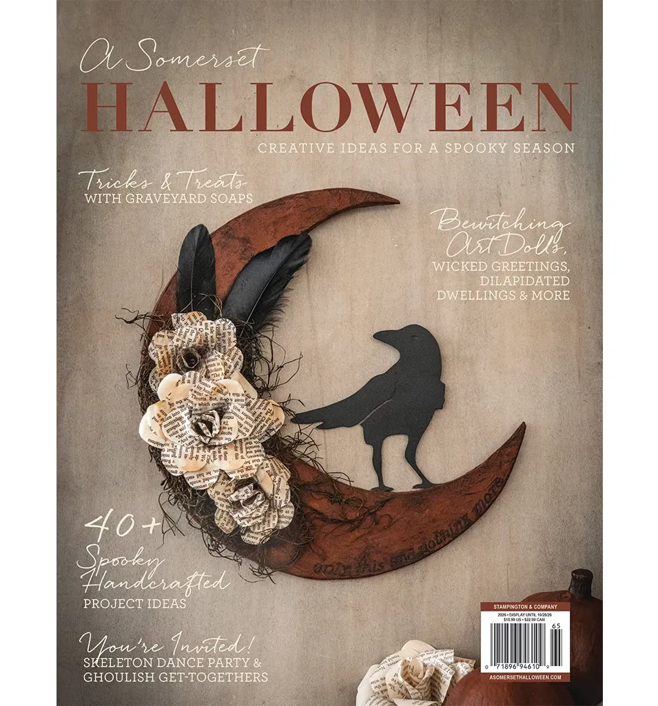 Stampington A Somerset Halloween Volume 2 blad 144 sider halloween