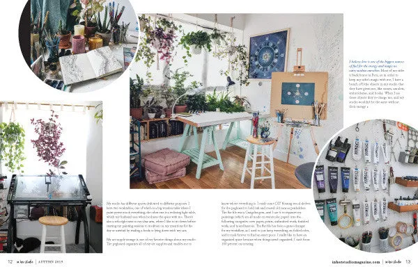 Stampington In Her Studio Autumn 2019 blad digital