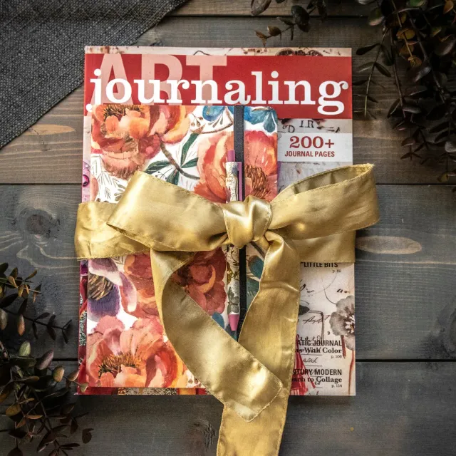 Stampington Blooms Art Journaling pakke journal + penn