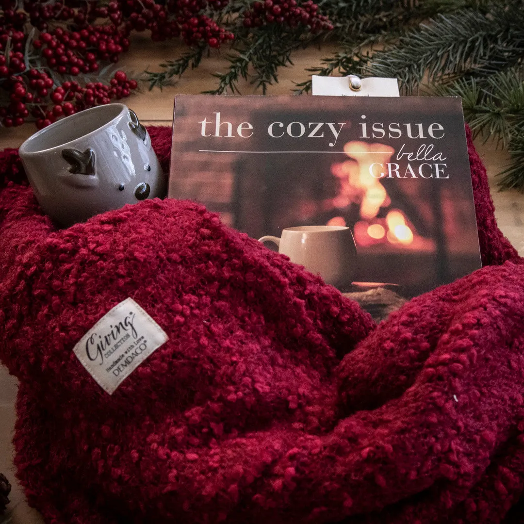 Stampington The Cozy Issue Volume 7 gavepakke sjal + lys