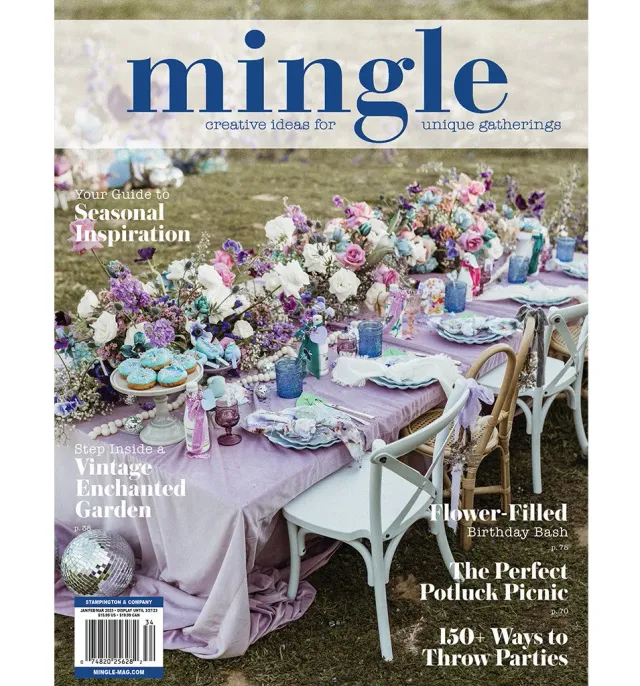 Stampington Mingle Winter 2023 blad papir 144 sider