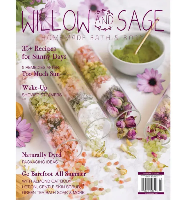 Stampington Willow and Sage Summer 2023 blad sommeroppskrifter