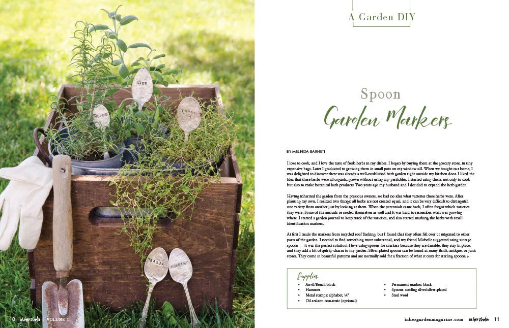 Stampington In Her Garden Volume 1 blad digital utgave