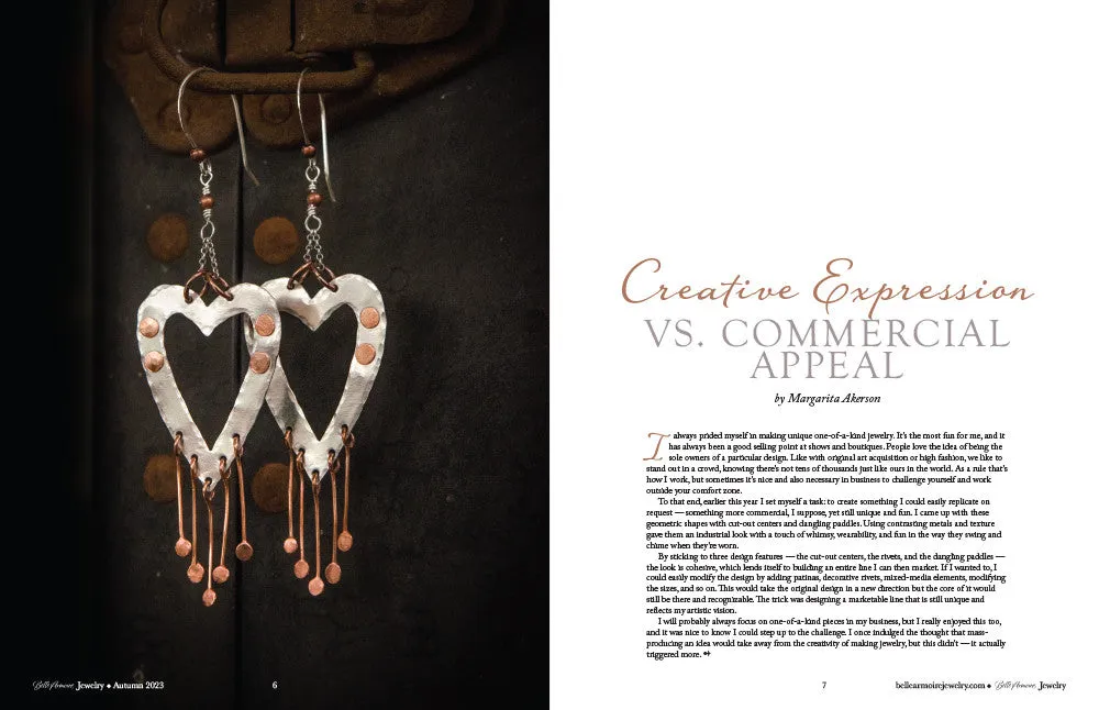 Stampington Belle Armoire Jewelry Autumn 2023 blad PDF smykker