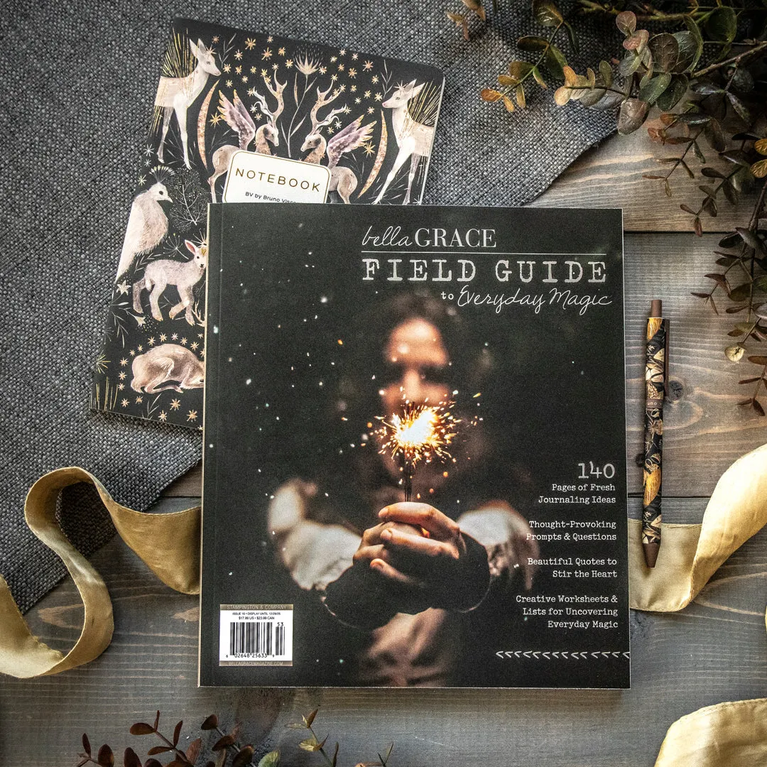 Stampington Night Forest Field Guide Bundle blad + notatbok gavesett