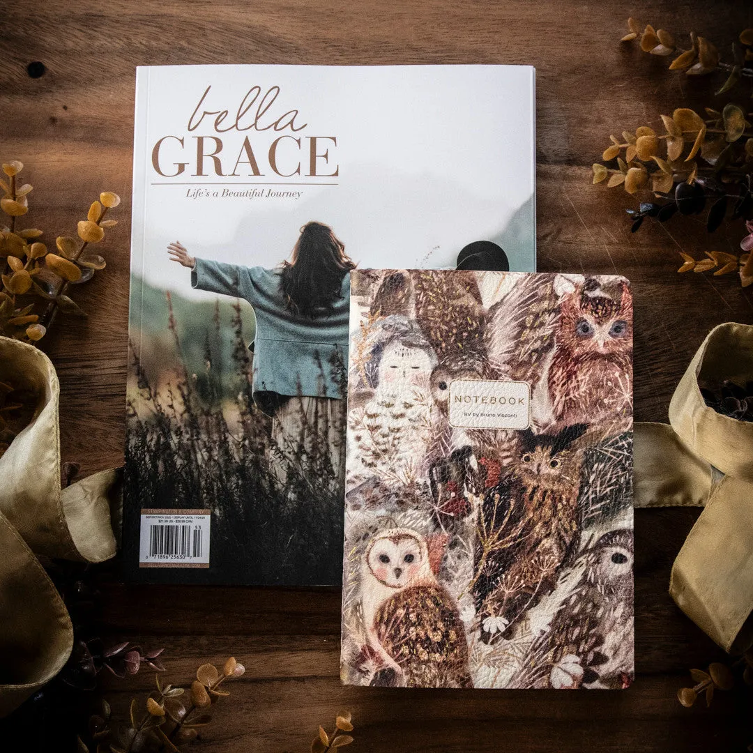 Stampington Bella Grace Autumn Nights bundle blad notatbok