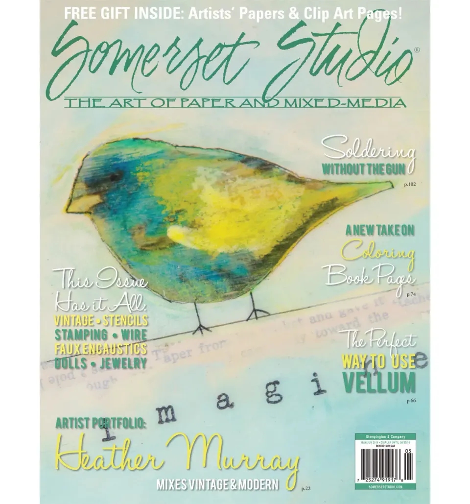Stampington Somerset Studio May/Jun 2014 blad digital
