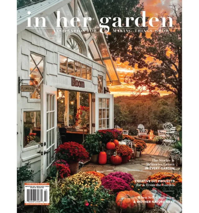 Stampington In Her Garden Autumn 2024 blad 160 sider hageglede