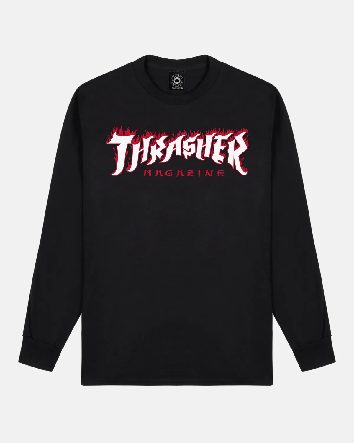 Thrasher Possessed langermet t-skjorte svart bomull