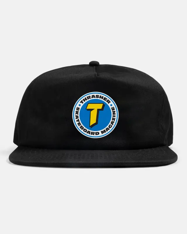 Thrasher Number 1 Redux snapback svart bomull