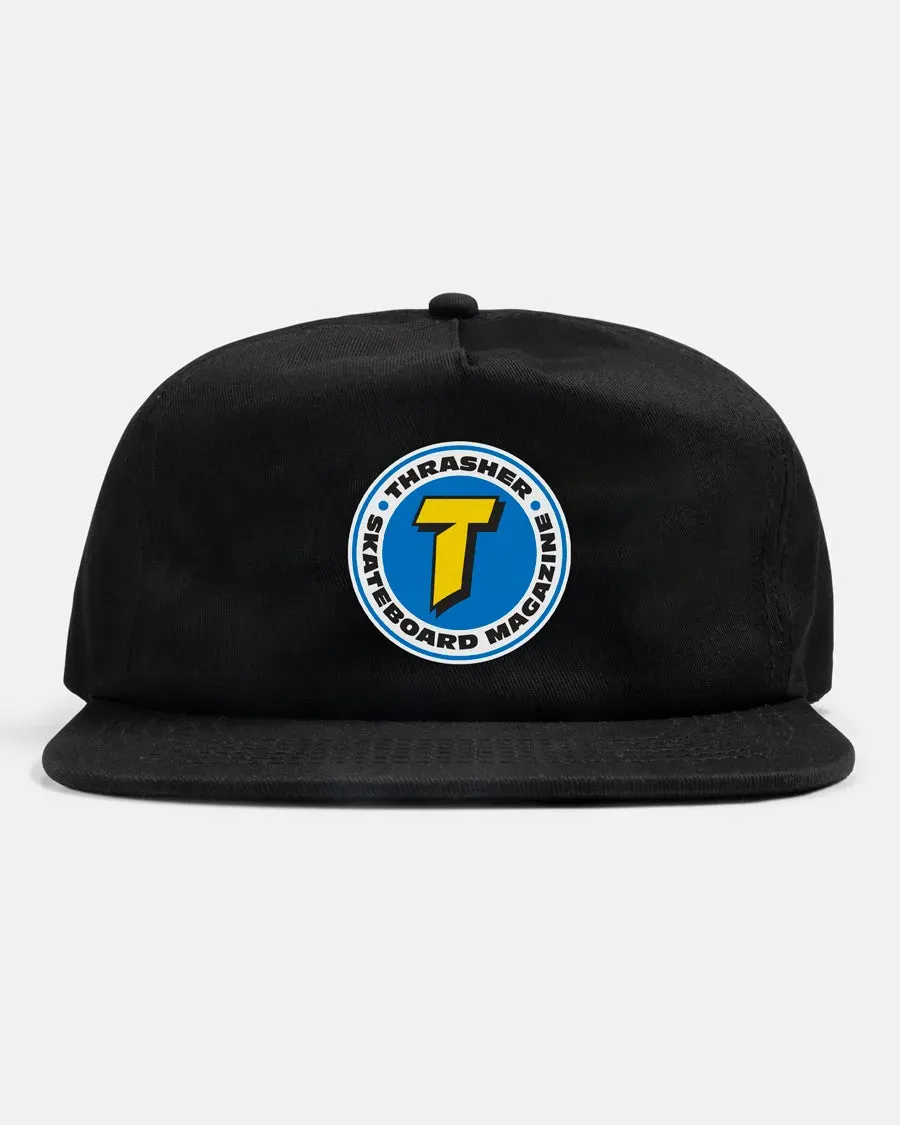 Thrasher Number 1 Redux snapback svart bomull